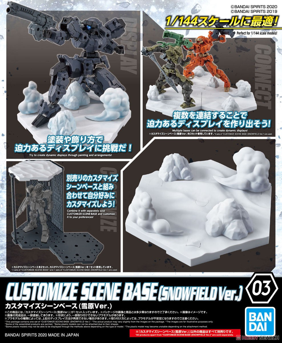 Modell - Action Base - Gundam - Customize Scene Base (Snowfield Ver.)