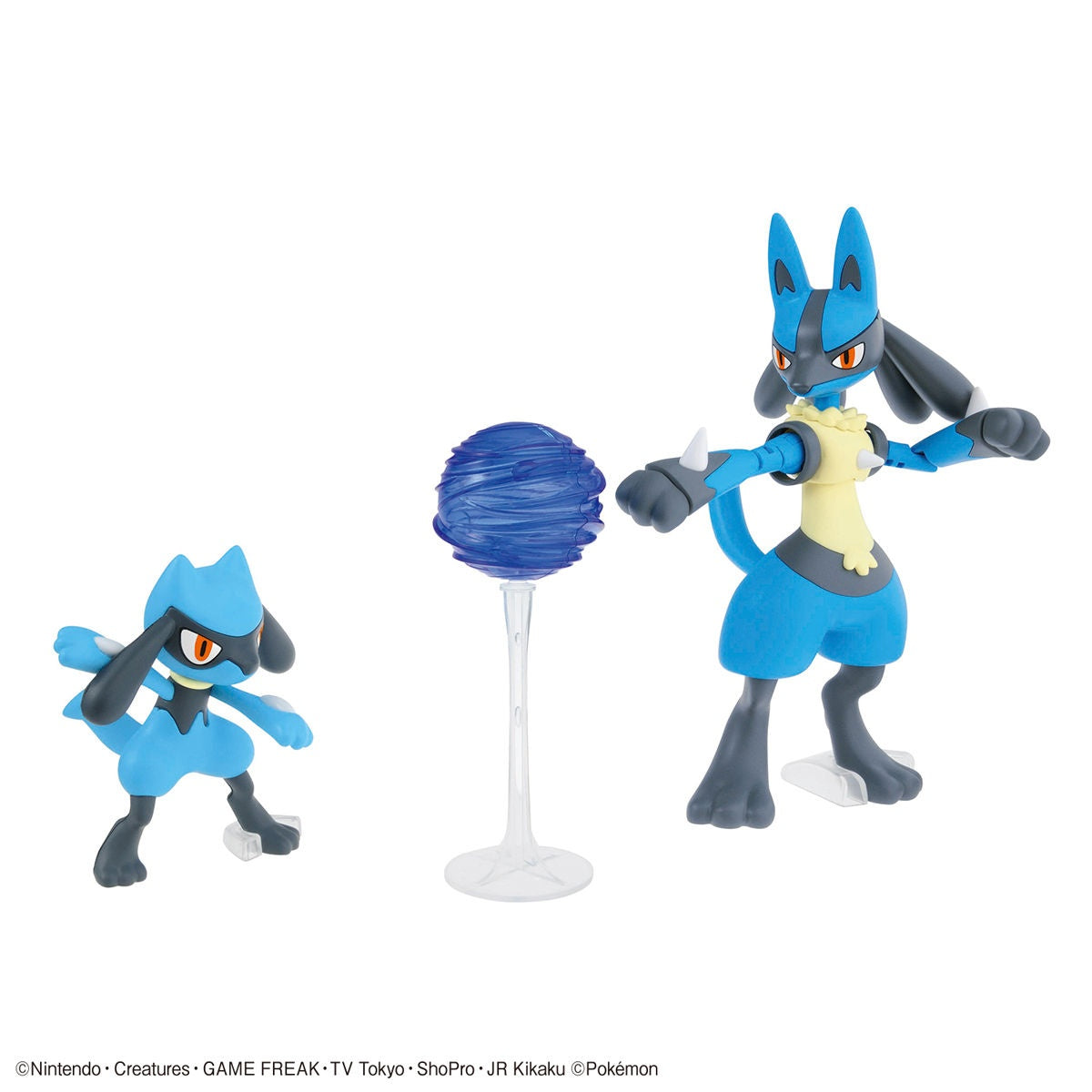 Modell - Pokepla - Pokemon - Riolu & Lucario