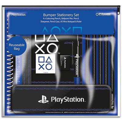 Schreibwaren-Set - Playstation - A4 - PSX Logo