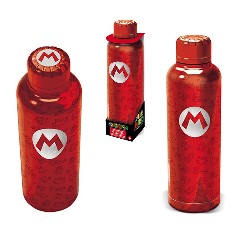 .Flasche - Isotherme - Super Mario - Logo