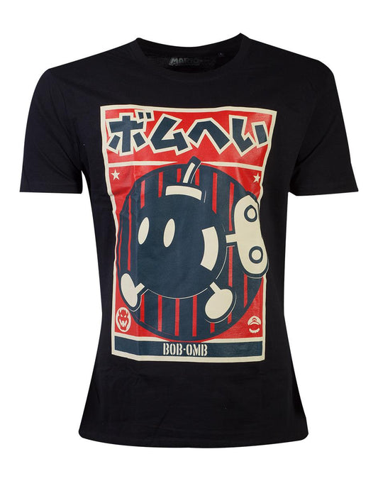 T-shirt - Super Mario - Bob-omb - L
